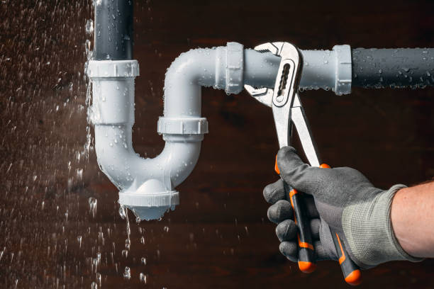 Professional Plumbing technician working in Rice, MN